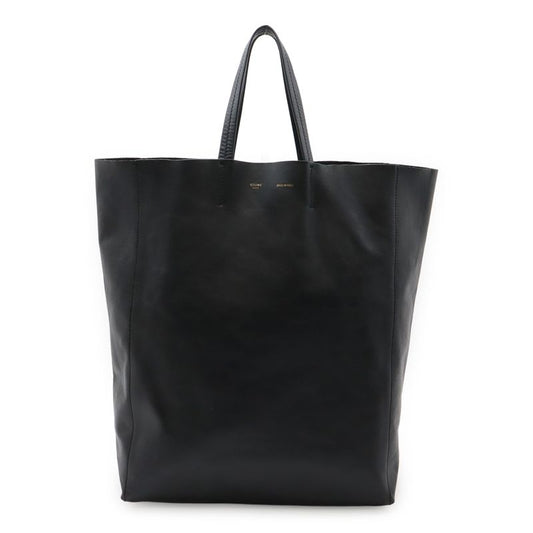 Celine Horizontal Cabas Tote Large Tote Shoulder Bag Leather Black