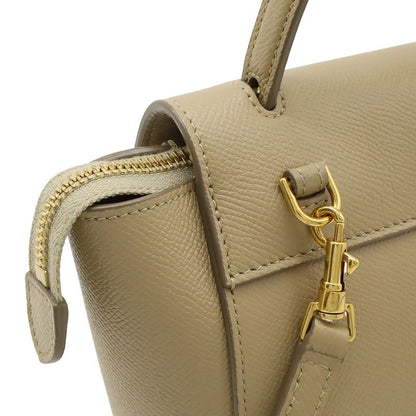 Celine Pico Belt Bag Handbag Mini Bag 2way Shoulder Bag Shoulder Leather Sand