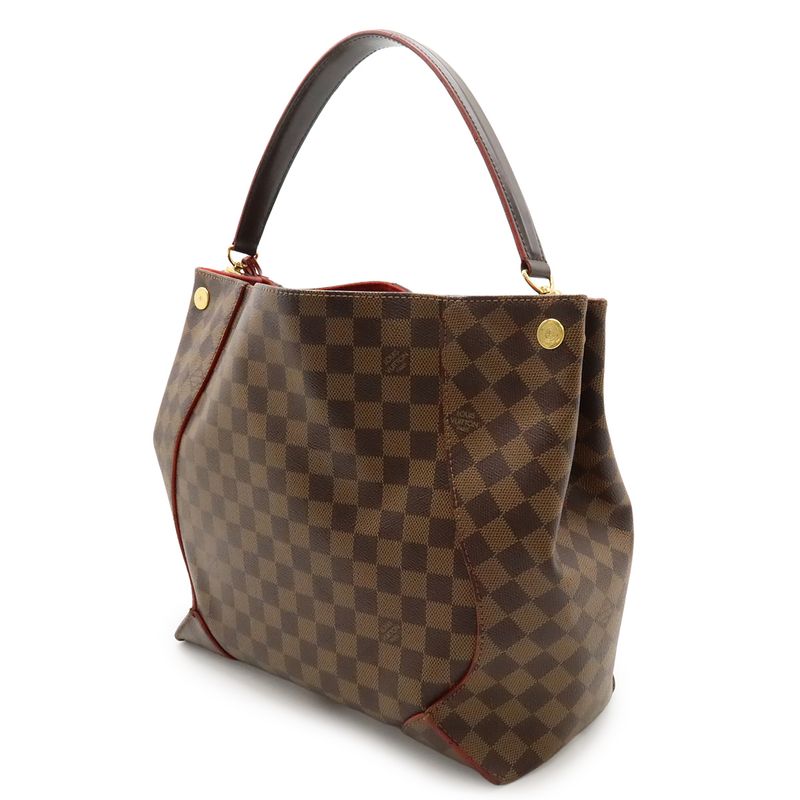 Louis Vuitton Damier Caiss a Hobo Shoulder Bag One Shoulder Semi-Shoulder