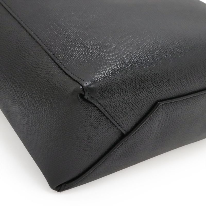 Celine Vertical Cabas Small Tote Handbag 2way Shoulder Bag Crossbody Leather