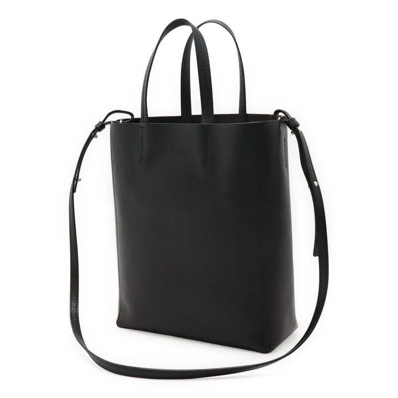 Celine Vertical Cabas Small Tote Handbag 2way Shoulder Bag Crossbody Leather