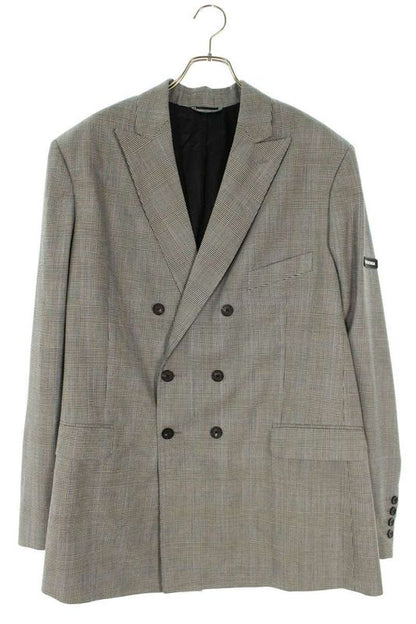 Balenciaga 508475 Tgt13 Double Breasted Tailored Jacket Men's 42
