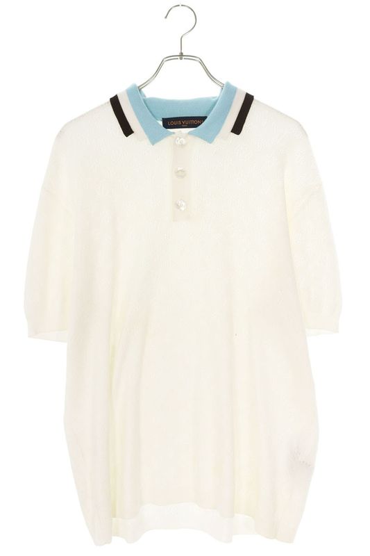 Louis Vuitton Rm242mm (9.53in) Y34 Hrn05w Monogram All Over Cotton Shell Button