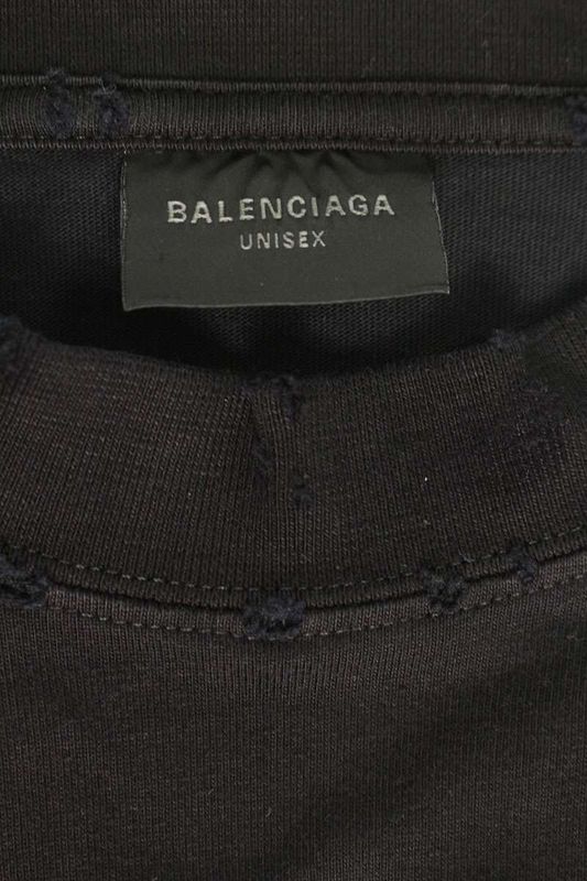 Balenciaga 739027 Tqve4 St Valentin CD to My Love L S T-Shirt Damaged Long