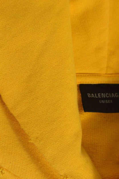 Balenciaga 720426 Tnve9 Destroyed Logo Print Hoodie Men's XS