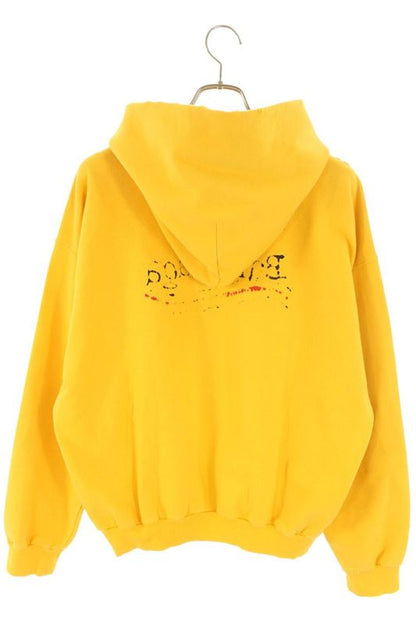 Balenciaga 720426 Tnve9 Destroyed Logo Print Hoodie Men's XS