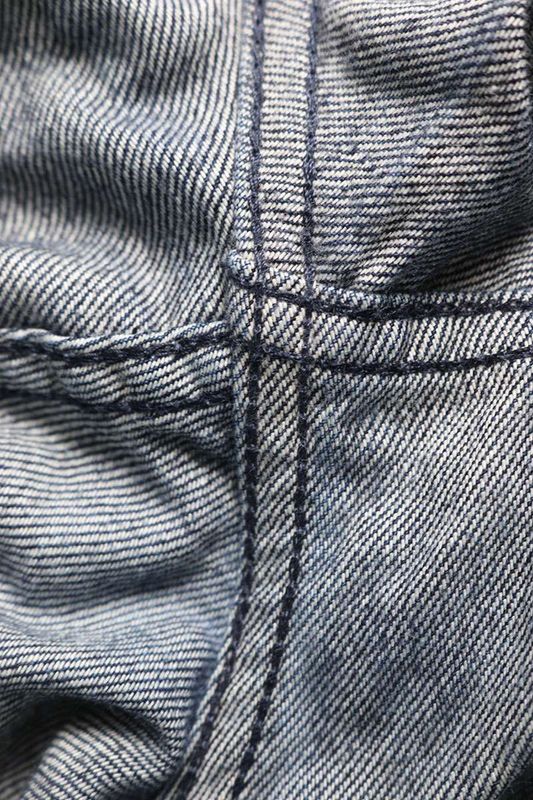 Louis Vuitton Hjd15wvfv LV Leaf All Over Pattern Denim Pants Men's 31