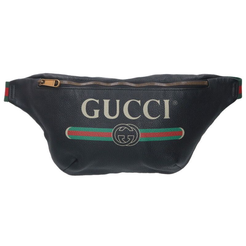Gucci 530412 Vintage Logo Leather Body Bag Men's