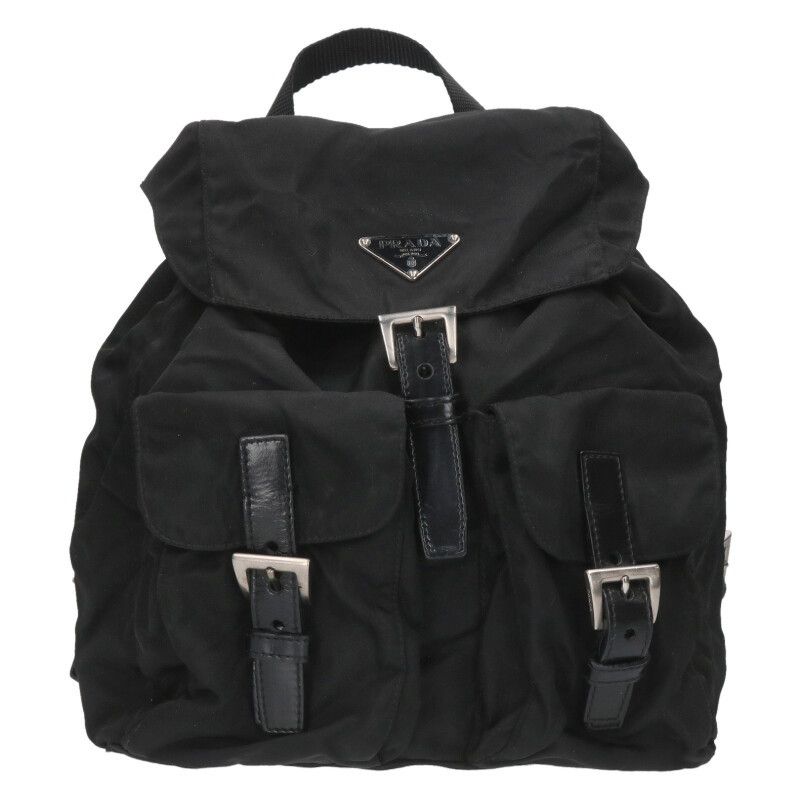 Prada Bz6677 Vela Sport Triangle Logo Nylon Backpack Men's