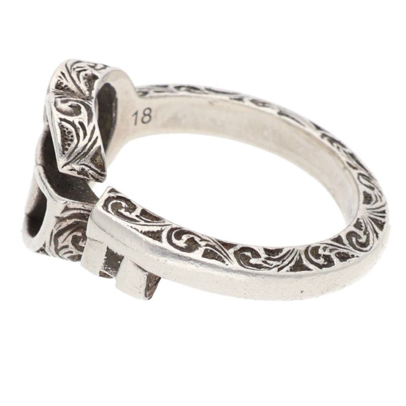 Gucci Double G Silver Ring Men's #15