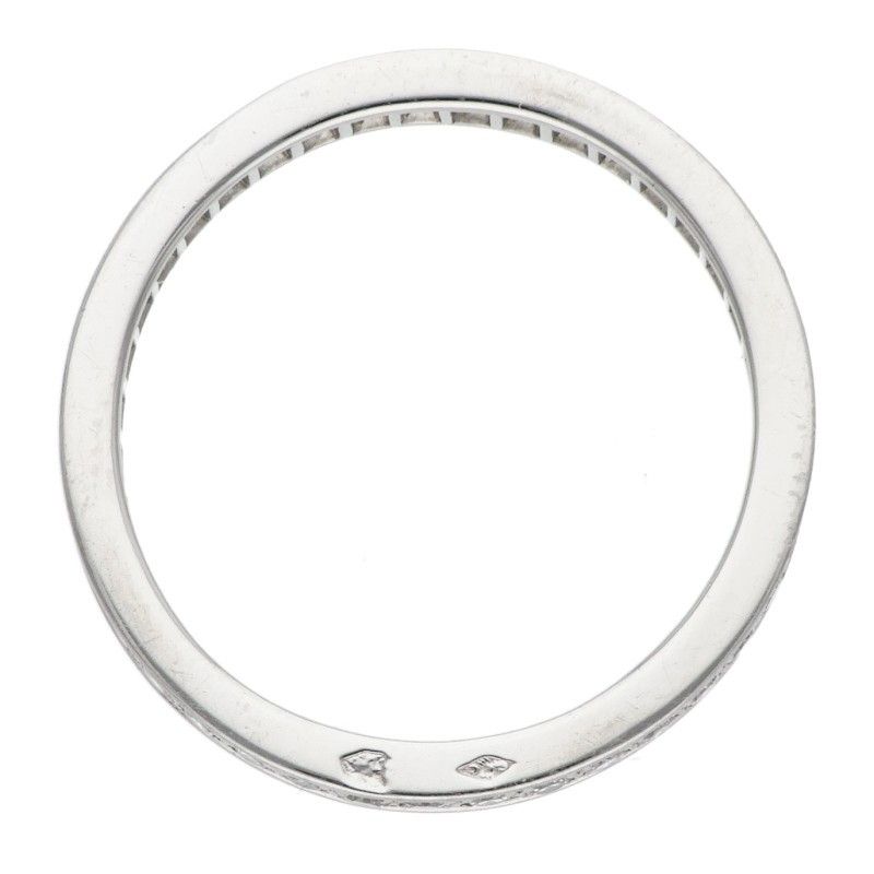 Van Cleef and Arpels Vcarpjmj00 Romance Eternity Platinum Diamond Ring Men's 49
