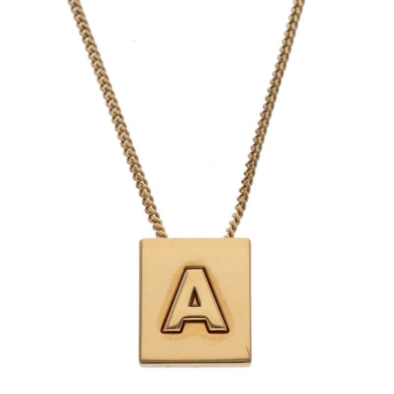 Celine Alphabet Initials Anecklace Men's