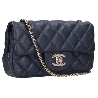 Chanel Mini Matelasse Quilted Coco Mark Chain Shoulder Bag Women