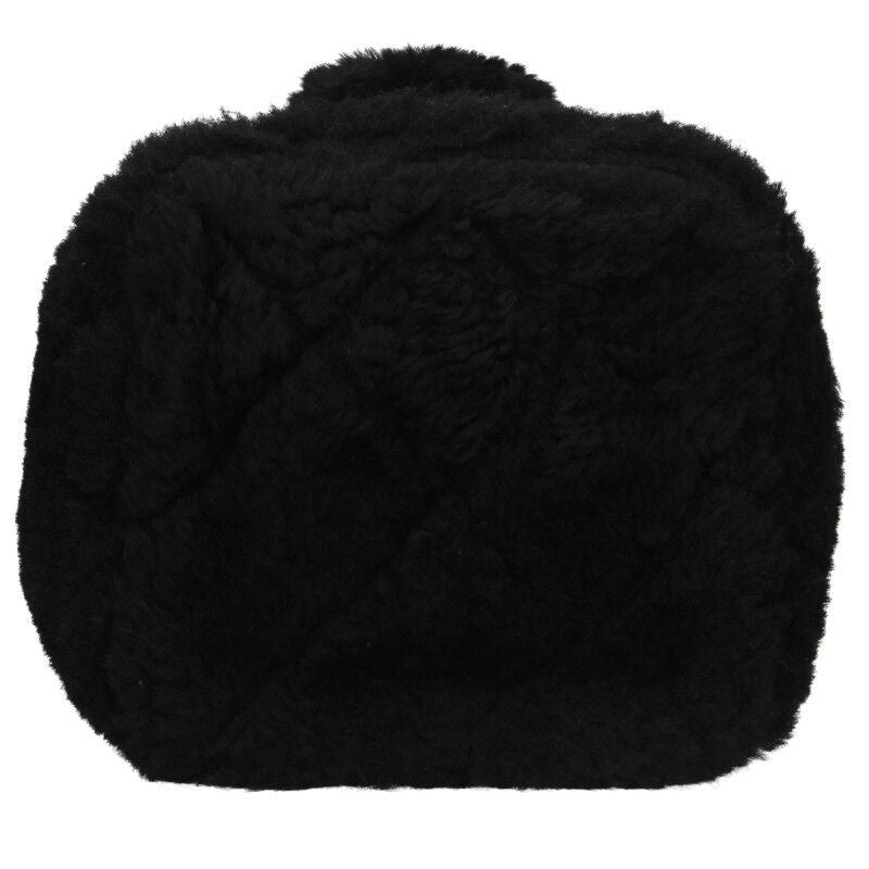 Chanel As3357 Coco Mark Shearling 2way Shoulder Bag Women