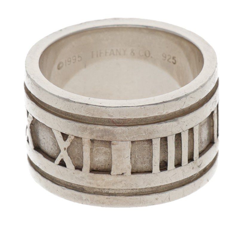 Tiffany & Co Atlas Silver Ring Women's Size 11