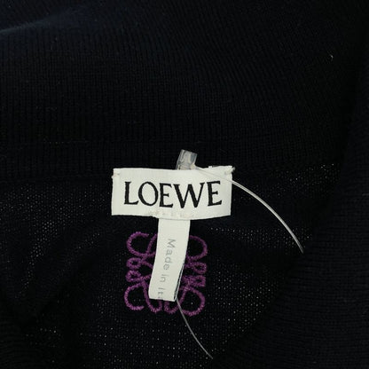 Loewe Striped Cotton Knit Polo Shirt S359y14kfq Black Purple S
