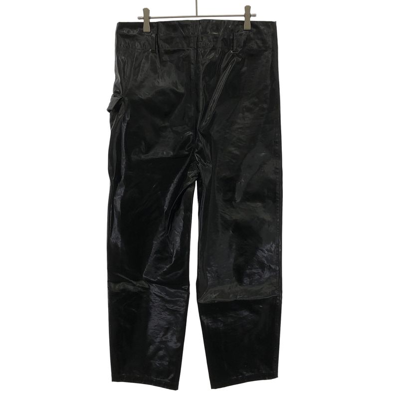 Saint Laurent Paris 24aw Patent Pocket Trouser Pants 799534 Y6i90 Black F38