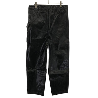 Saint Laurent Paris 24aw Patent Pocket Trouser Pants 799534 Y6i90 Black F38