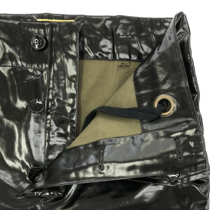 Saint Laurent Paris 24aw Patent Pocket Trouser Pants 799534 Y6i90 Black F38