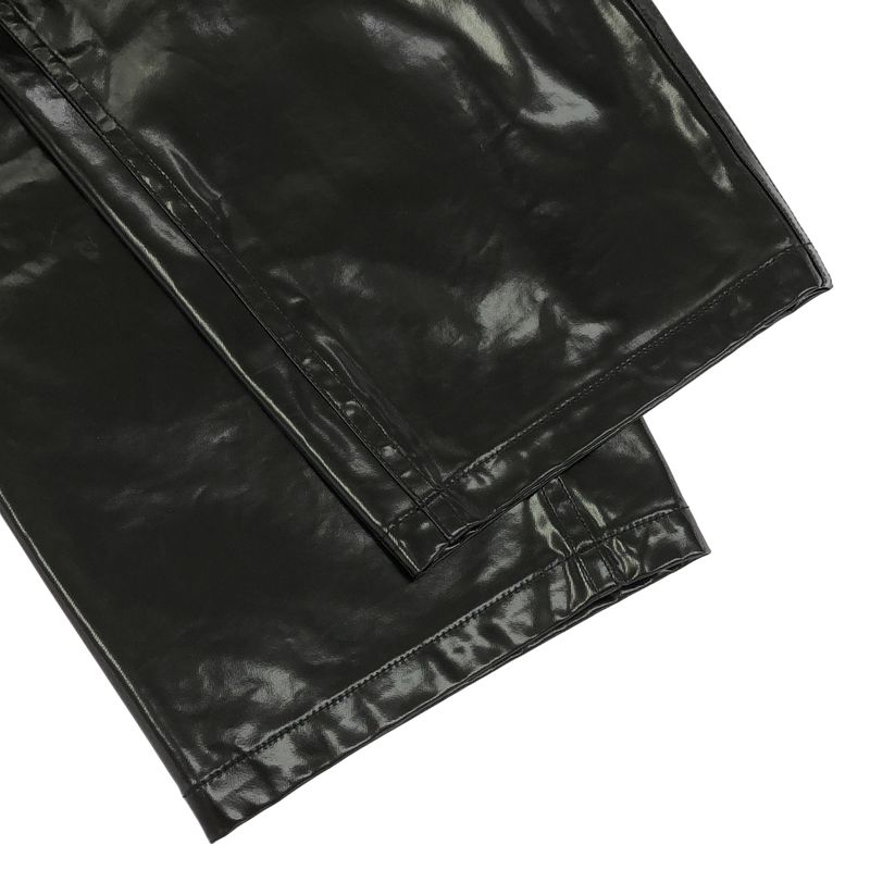 Saint Laurent Paris 24aw Patent Pocket Trouser Pants 799534 Y6i90 Black F38