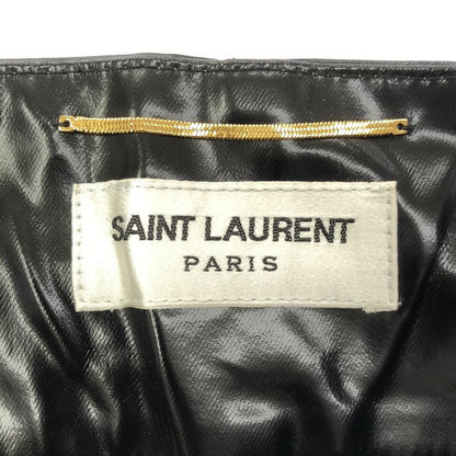 Saint Laurent Paris 24aw Patent Pocket Trouser Pants 799534 Y6i90 Black F38