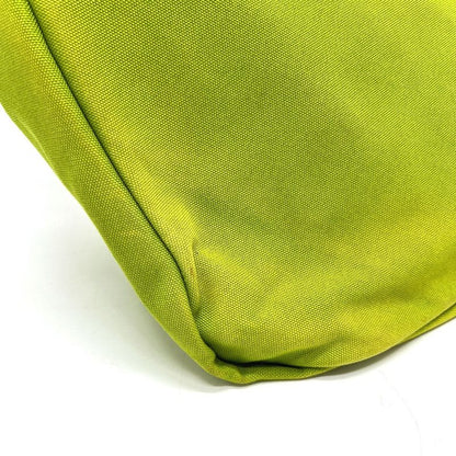 Prada Shoulder Bag Embossed Logo Triangle 2vy007 Canvas Green