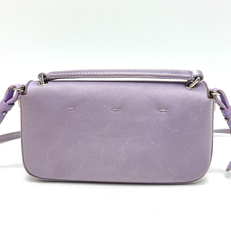 Fendi Shoulder Bag Baguette Smart Phone Pouch 7as142 Satin Purple