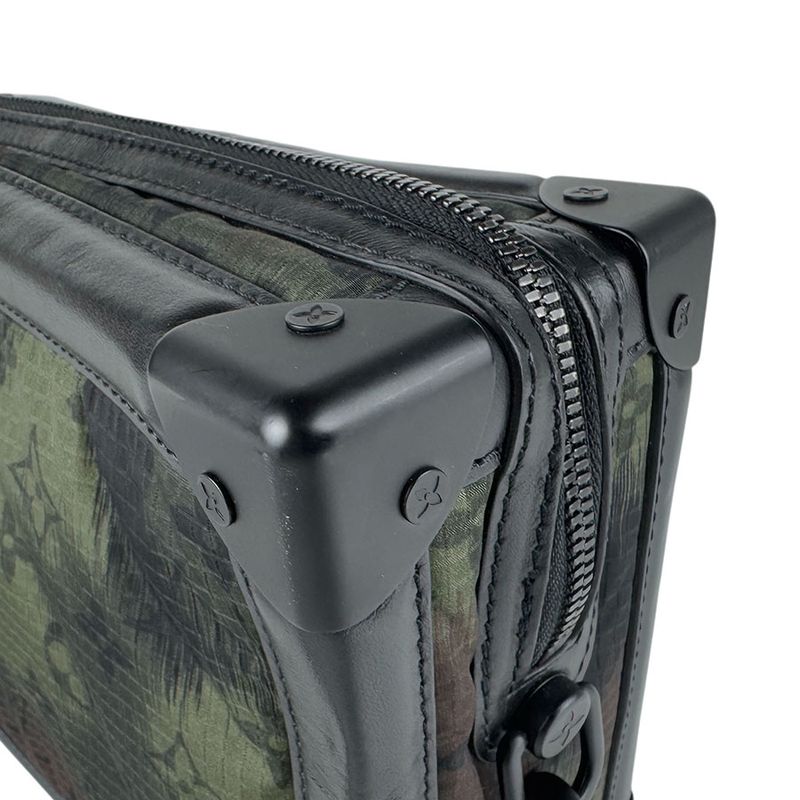 Louis Vuitton Shoulder Bag Virgil Abloh Soft Trunk Camouflage M56428