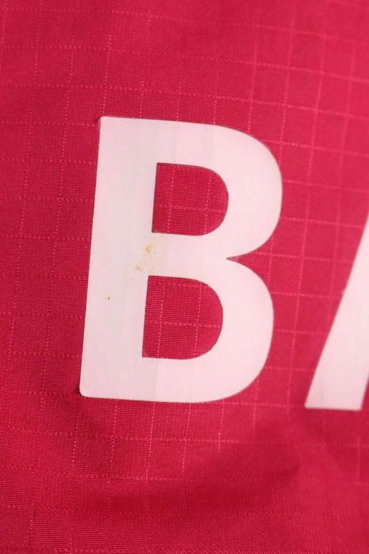 Balenciaga 528638 Tyd33 Logo Print Poplin Shirt Nylon Blouson Men's 34