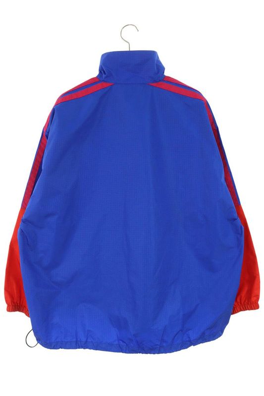 Balenciaga 528638 Tyd33 Logo Print Poplin Shirt Nylon Blouson Men's 34