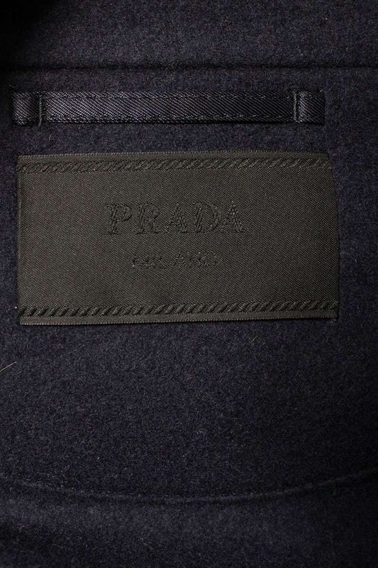 Prada Sgc622 S000 12u5 Wool Cashmere Jacket Blouson Men's XL