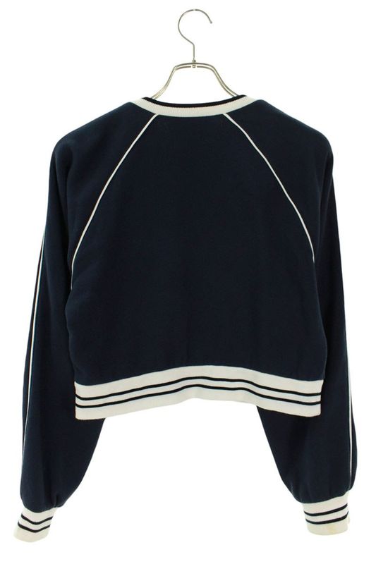 Gucci 756600 Xjfv7 Cropped Logo Embroidered Sweatshirt Women's XS