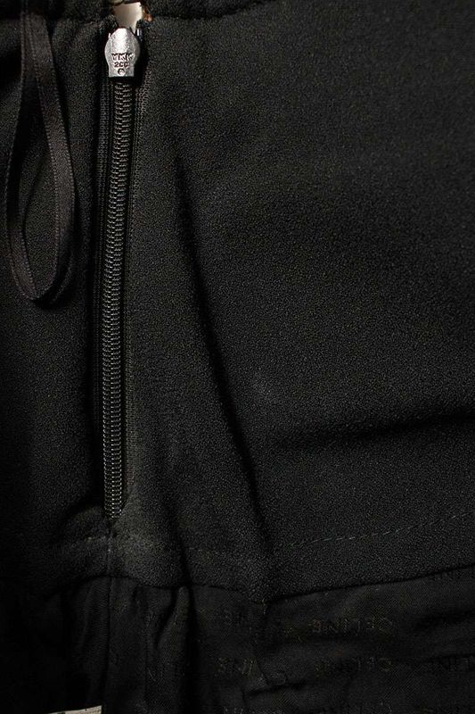 Celine 2j677064v Staggered Emblem Button Skirt Women's 36