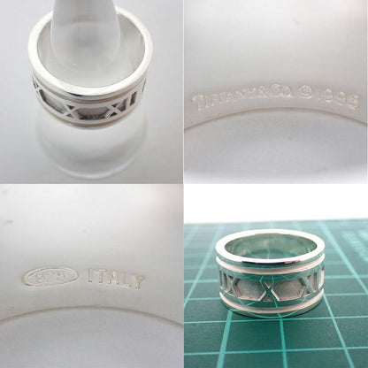 Tiffany & Co 925 Atlas Wide Ring #19 J97-6