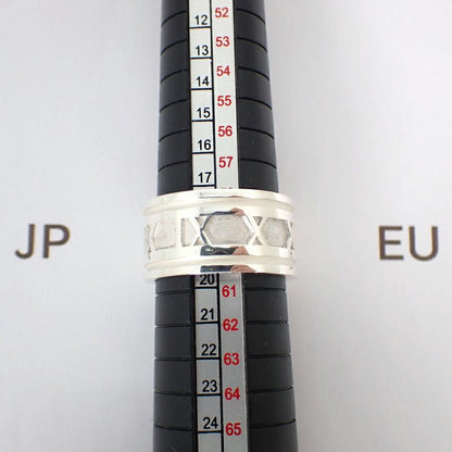 Tiffany & Co 925 Atlas Wide Ring #19 J97-6