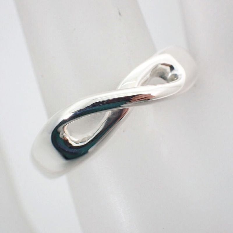 Tiffany & Co 925 Infinity Ring #12.5 J97-8