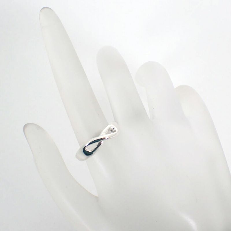 Tiffany & Co 925 Infinity Ring #12.5 J97-8