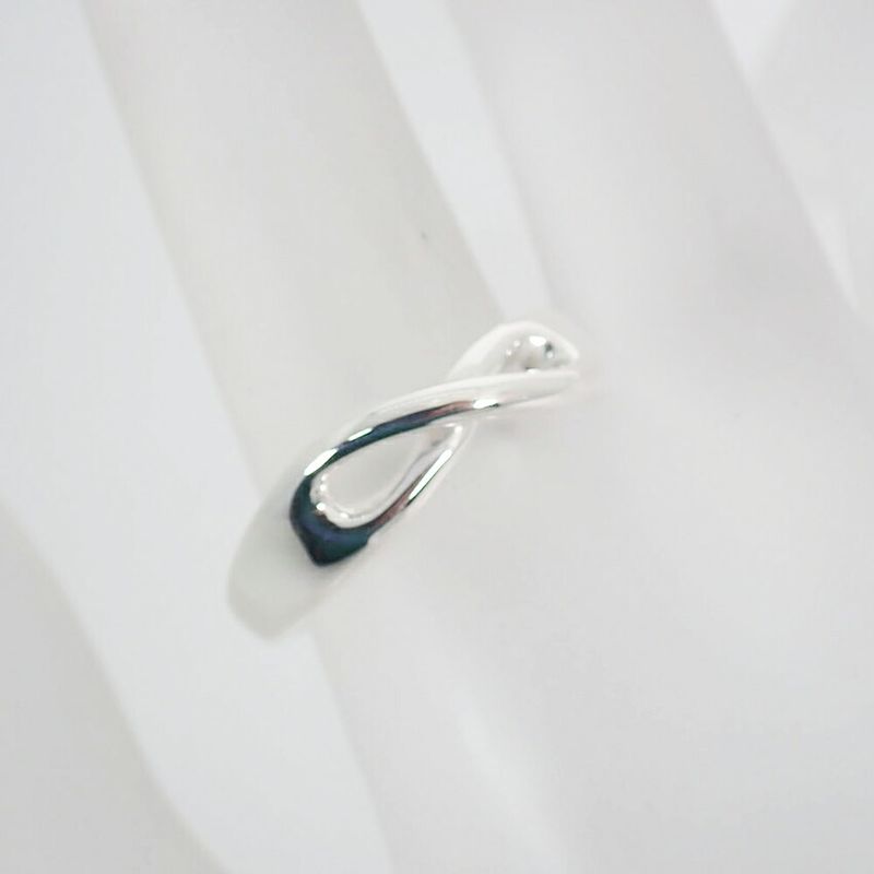 Tiffany & Co 925 Infinity Ring #12.5 J97-8