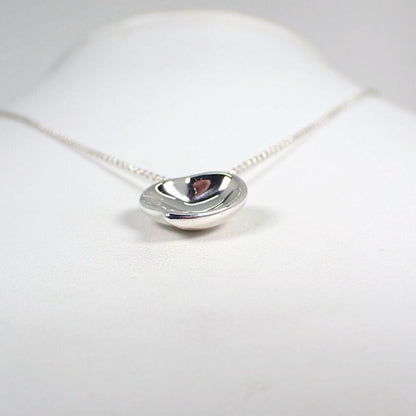 Tiffany & Co 925 Full Heart Pendant Necklace J97-2