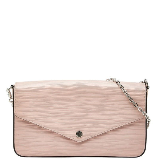 Louis Vuitton Epi Pochette Felicie M62467 Rose Ballerine Pink Leather Women