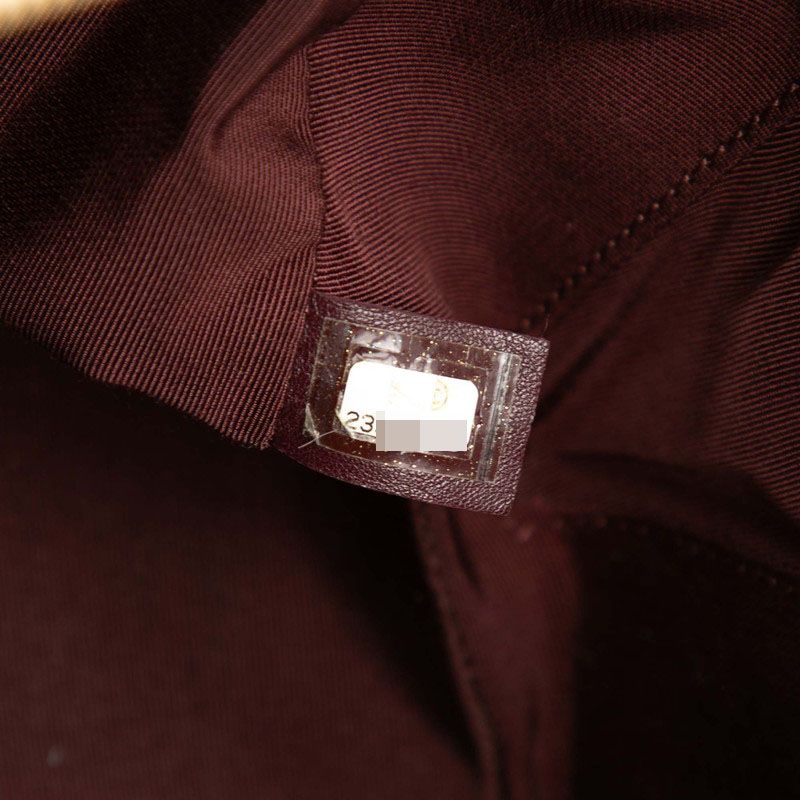 Chanel Coco Mark Handbag Shoulder Bag 2way White Boa Leather Women Chanel