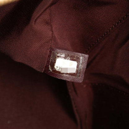 Chanel Coco Mark Handbag Shoulder Bag 2way White Boa Leather Women Chanel