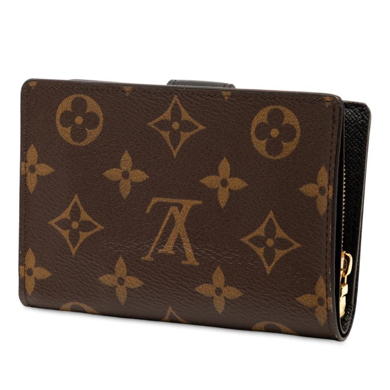 Louis Vuitton Monogram Giant Reverse Portefeuille Juliette M69432 Marron Gold