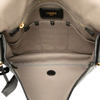 Loewe Anagram Crossbody Shoulder Bag Grey Black PVC Canvas Women's Loewe
