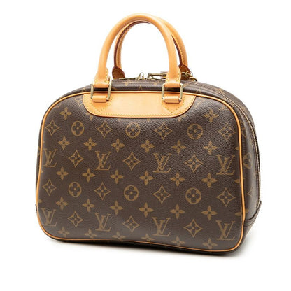 Louis Vuitton Monogram Trouville M42228 Brown PVC Leather Women Louis Vuitton
