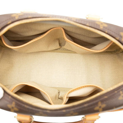 Louis Vuitton Monogram Trouville M42228 Brown PVC Leather Women Louis Vuitton