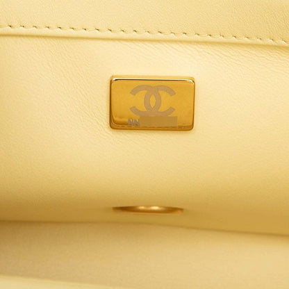 Chanel Mini Matelasse 20 Chain Shoulder Bag A69900 Yellow Gold Hardware