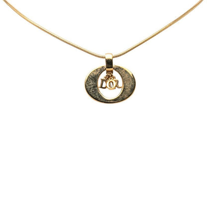Dior Pendant Necklace Gold Plated Ladies Dior
