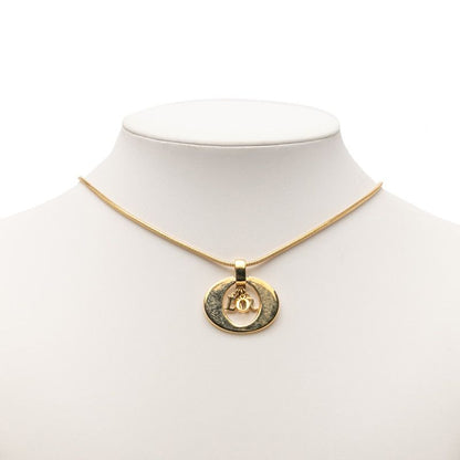 Dior Pendant Necklace Gold Plated Ladies Dior