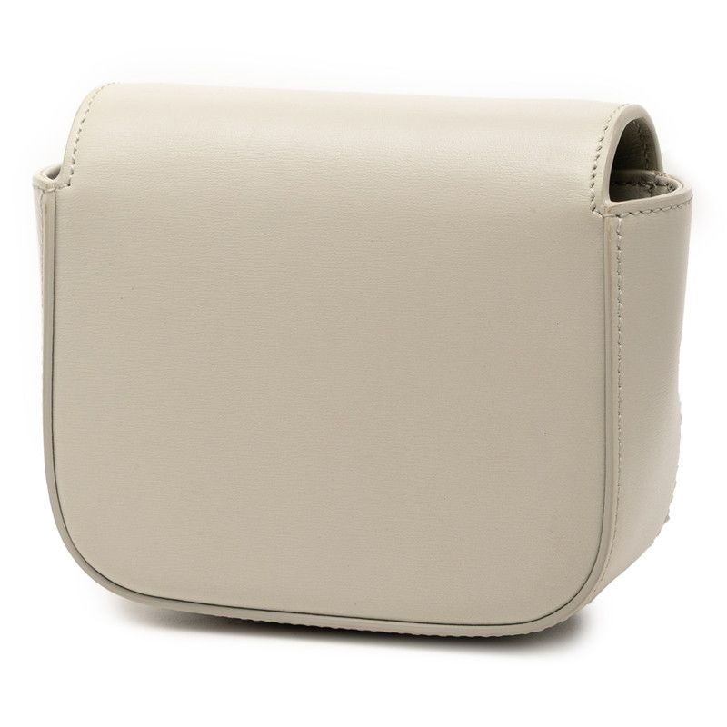Celine Triomphe Mini Claude Gray Leather Women's Celine